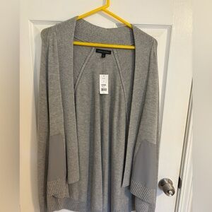 Brand New Banana Republic Heather Gray Cardigan - XL